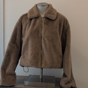 ONLY XS Dana Coat Faux Fur Jacket